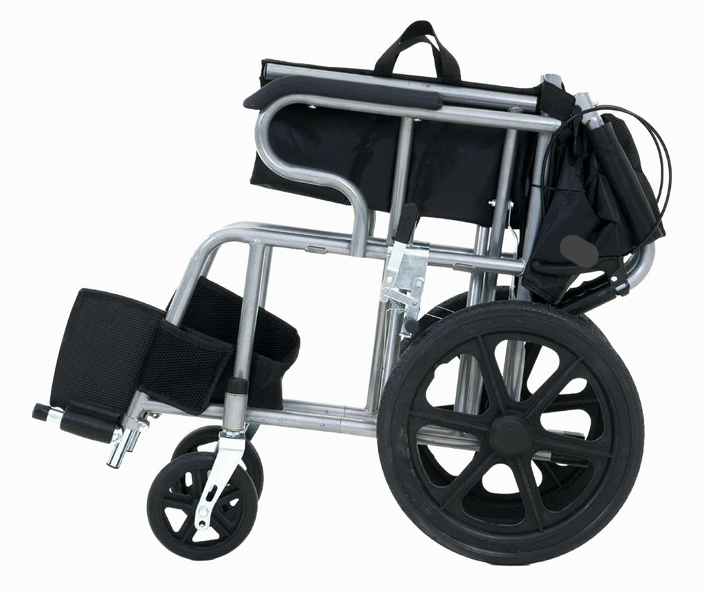 Silla De Ruedas Traslado Ligera y Portátil